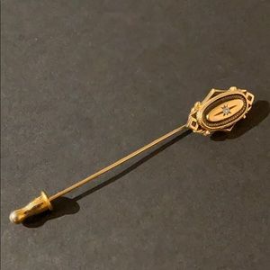 Vintage AVON Kensington Rhinestone Stick Hat Pin
